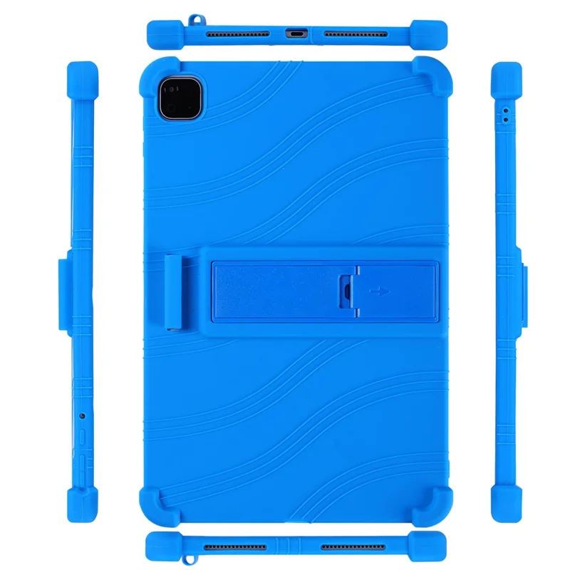 Cover per Honor Pad X9b Max con Supporto Regolabile, Custodia Protettiva in Silicone per Tablet - Blu Scuro