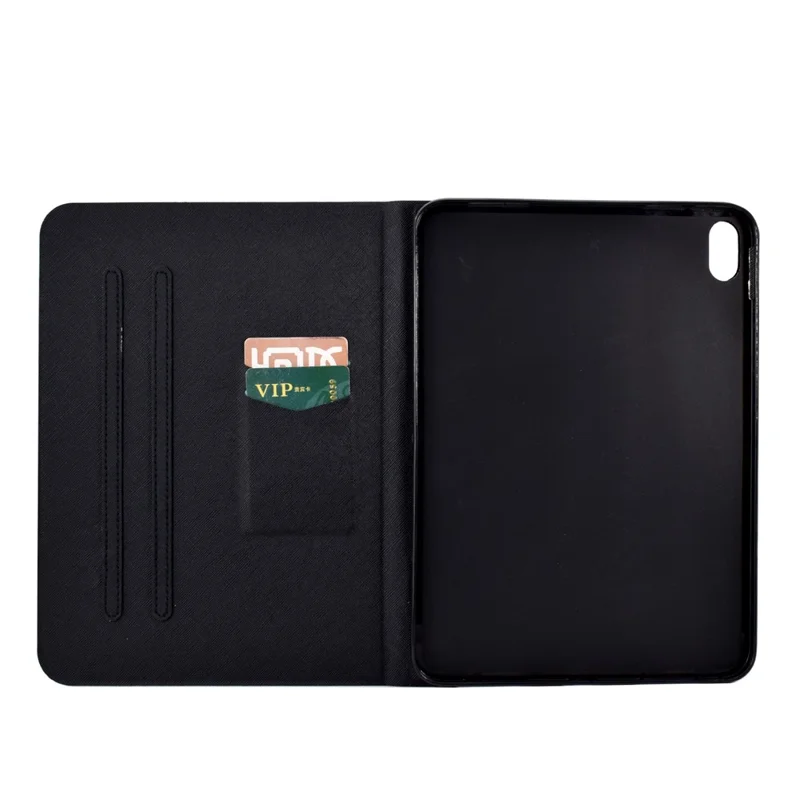 For Samsung Galaxy Tab S12+ Stand Case Pattern Printing Tablet Leather Cover with Card Slots - Giraffe