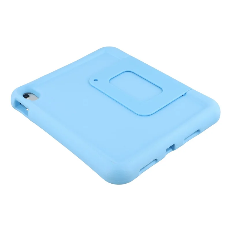 For iPad (2025) / iPad 10.9 (2022) Protective Case Foldable Kickstand EVA Shockproof Tablet Cover - Blue