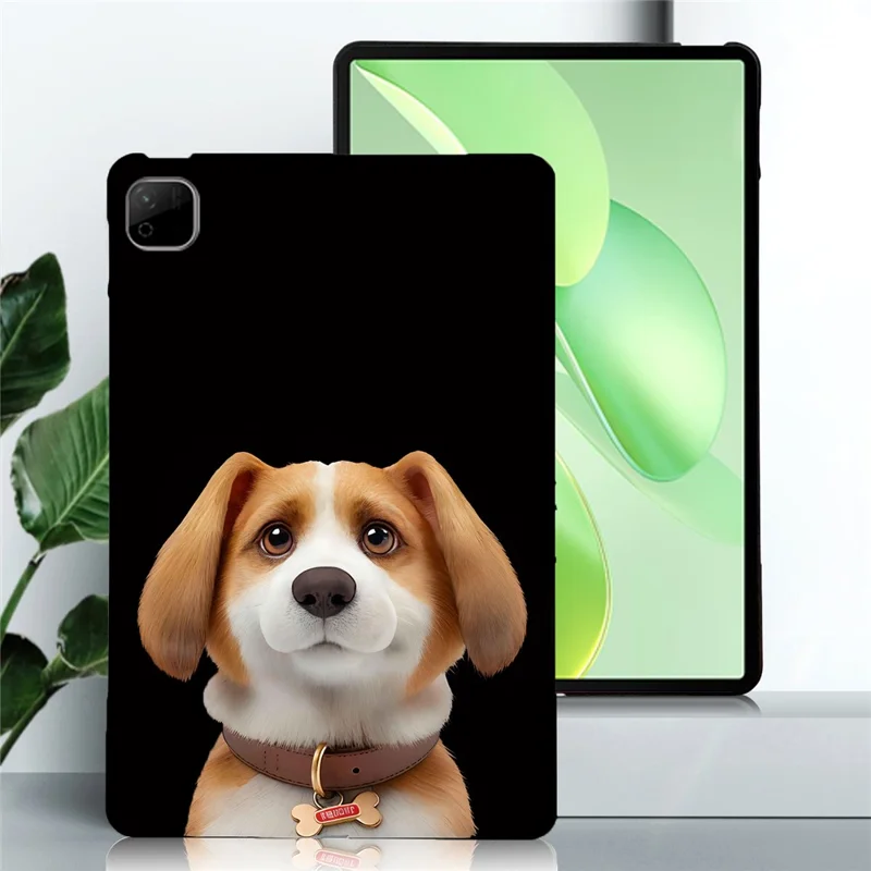 Coque pour Honor Pad X9b Max, Imprimé Motif, Fine, en TPU, Protection pour Tablette - Harrier Beagle