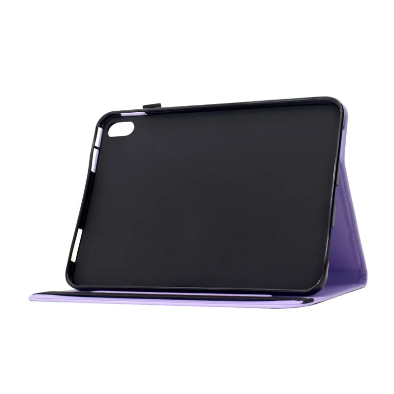 For Xiaomi Redmi Pad 2 Pro Case Butterfly Pattern PU Leather Card Slot Tablet Cover - Light Purple