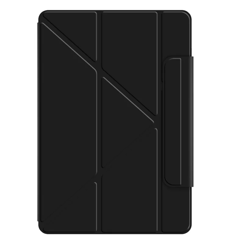 For Huawei MatePad Air (2026) Y-type Stand Cover Anti-scratch Magnetic PU Leather Tablet Case - Black