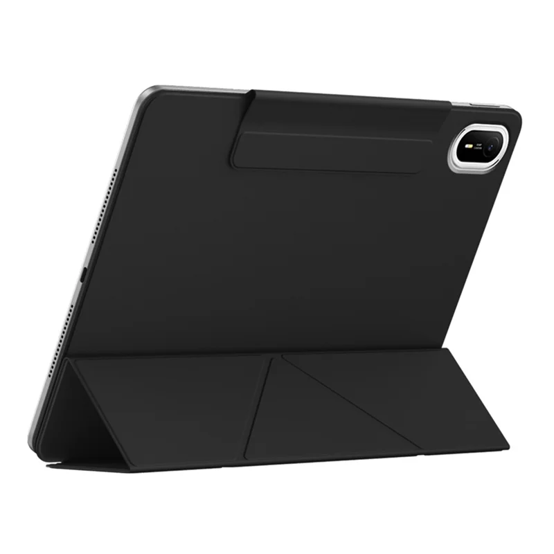 For Huawei MatePad Air (2026) Y-type Stand Cover Anti-scratch Magnetic PU Leather Tablet Case - Black