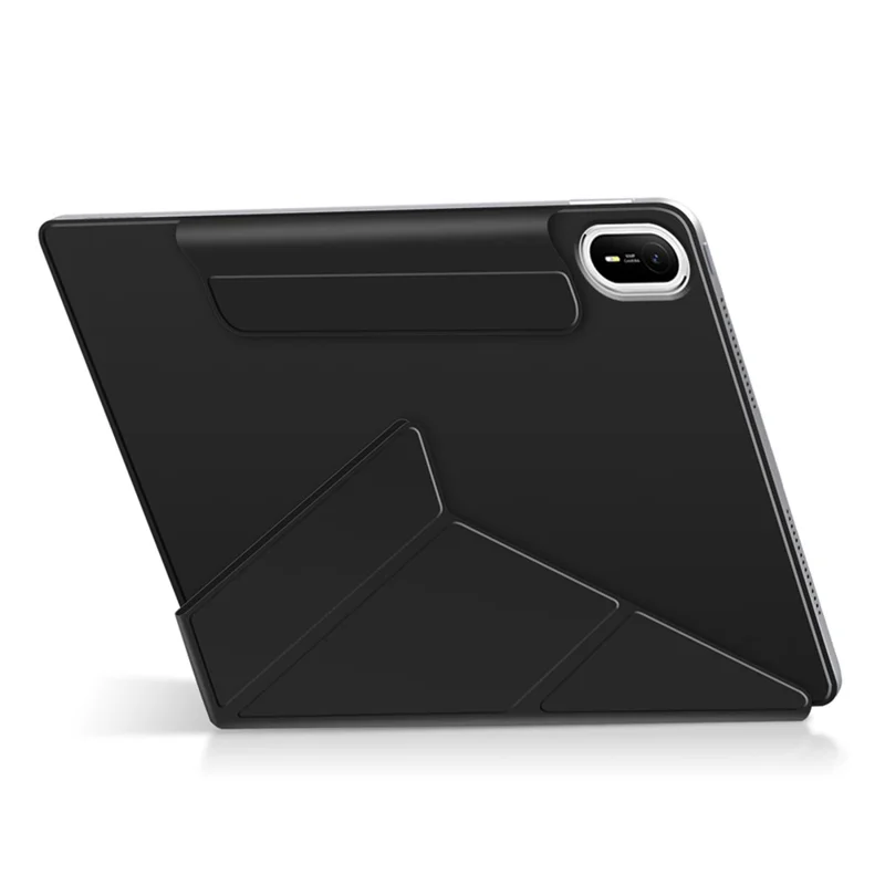 For Huawei MatePad Air (2026) Y-type Stand Cover Anti-scratch Magnetic PU Leather Tablet Case - Black