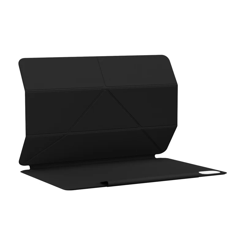 For Huawei MatePad Air (2026) Y-type Stand Cover Anti-scratch Magnetic PU Leather Tablet Case - Black