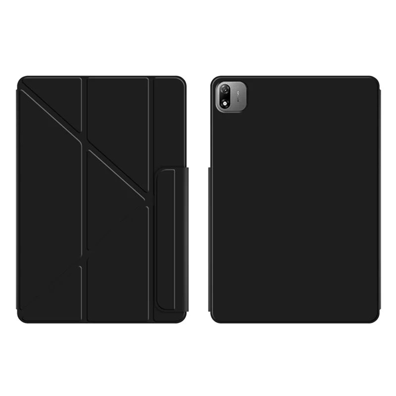 For Xiaomi Pad 9 Pro Max Y-type Stand Cover Anti-scratch Magnetic PU Leather Tablet Case - Black