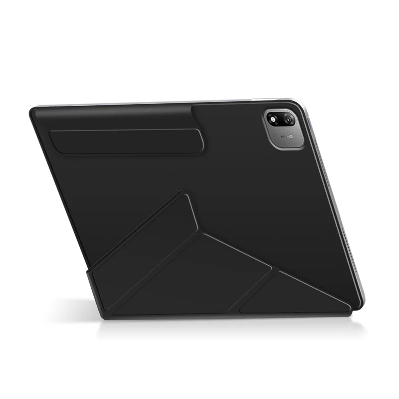 For Xiaomi Pad 9 Pro Max Y-type Stand Cover Anti-scratch Magnetic PU Leather Tablet Case - Black