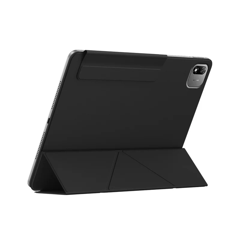 For Xiaomi Pad 9 Pro Max Y-type Stand Cover Anti-scratch Magnetic PU Leather Tablet Case - Black
