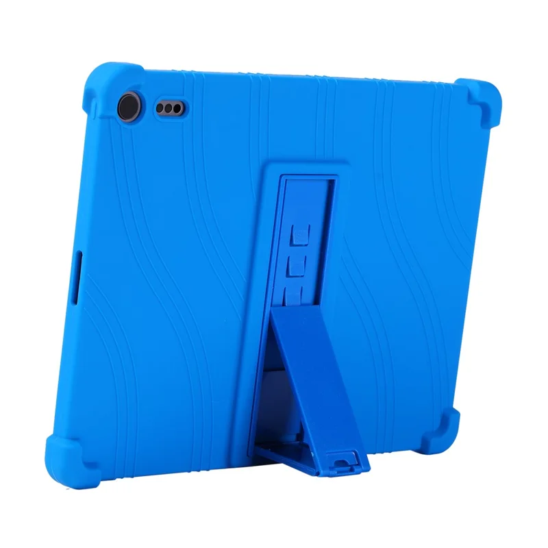 For TCL Note A1 NXTPAPER	Case Adjustable Kickstand Silicone Tablet Protective Cover - Purple