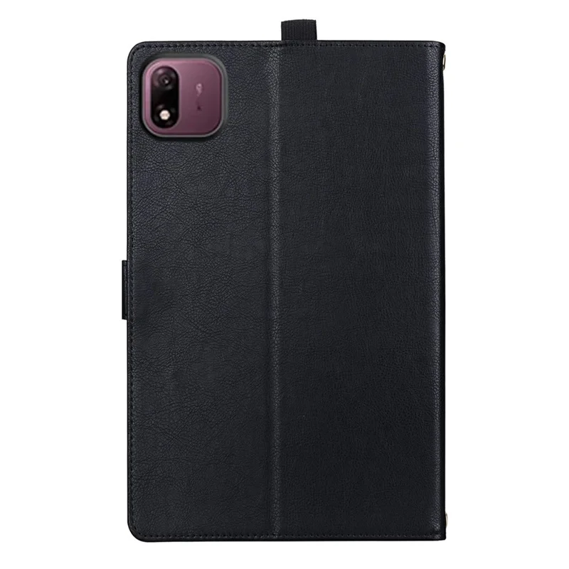 For Xiaomi Pad 9 Pro Max Case Front Pocket Business Leather Tablet Cover with Card Holder Stand - Black