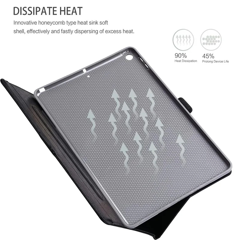 For Xiaomi Pad 9 Pro Max Case Front Pocket Business Leather Tablet Cover with Card Holder Stand - Black