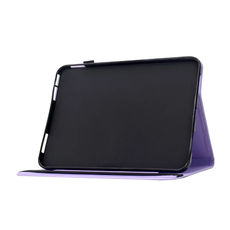 For Amazon Kindle Paperwhite (2024) Case Butterfly Pattern PU Leather Card Slot Tablet Cover - Light Purple