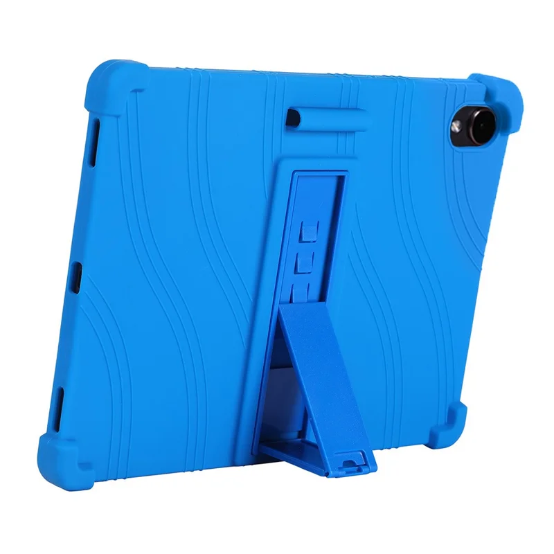 Folia z tworzywa krzemowego i plastiku BY231 z podstawką do Samsung Galaxy Tab S12+ 12,4 cala