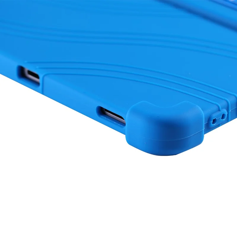 Folia z tworzywa krzemowego i plastiku BY231 z podstawką do Samsung Galaxy Tab S12+ 12,4 cala