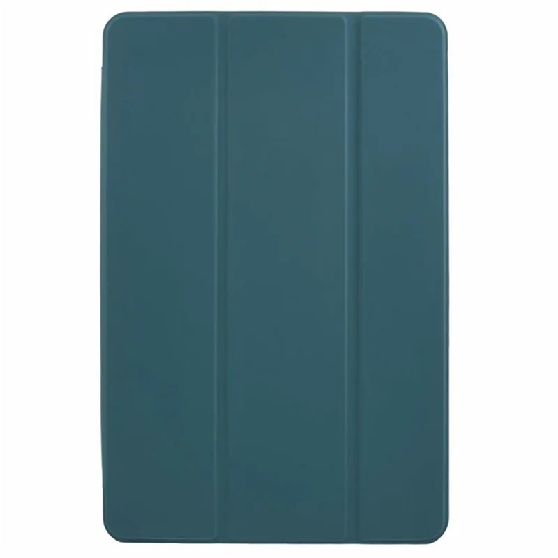 For Xiaomi Poco Pad M1  /  Redmi Pad 2 Pro Case PU Leather + Silicone Tri-Fold Stand Tablet Cover - Blackish Green