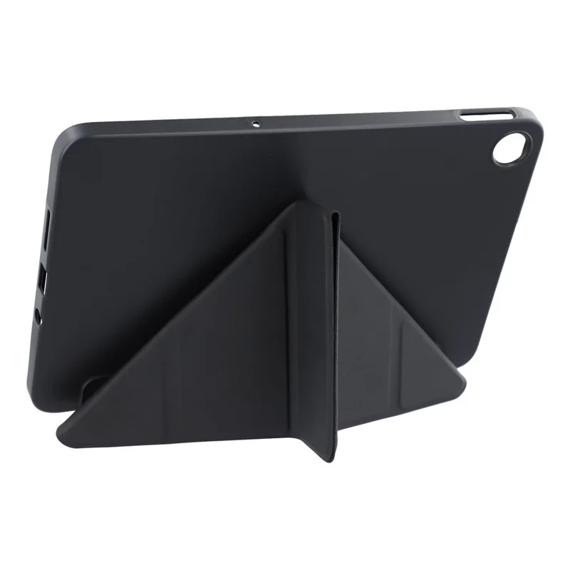 For Xiaomi Redmi Pad 2 9.7  /  SE Case PU Leather + Silicone Origami Stand Protective Cover - Black