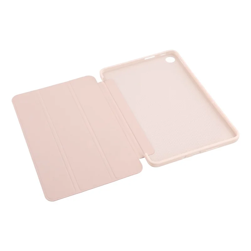 For Xiaomi Redmi Pad 2 9.7  /  SE Case PU Leather + Silicone Tri-Fold Stand Tablet Cover - Pink