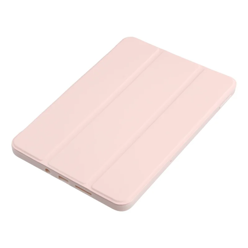 For Xiaomi Redmi Pad 2 9.7  /  SE Case PU Leather + Silicone Tri-Fold Stand Tablet Cover - Pink