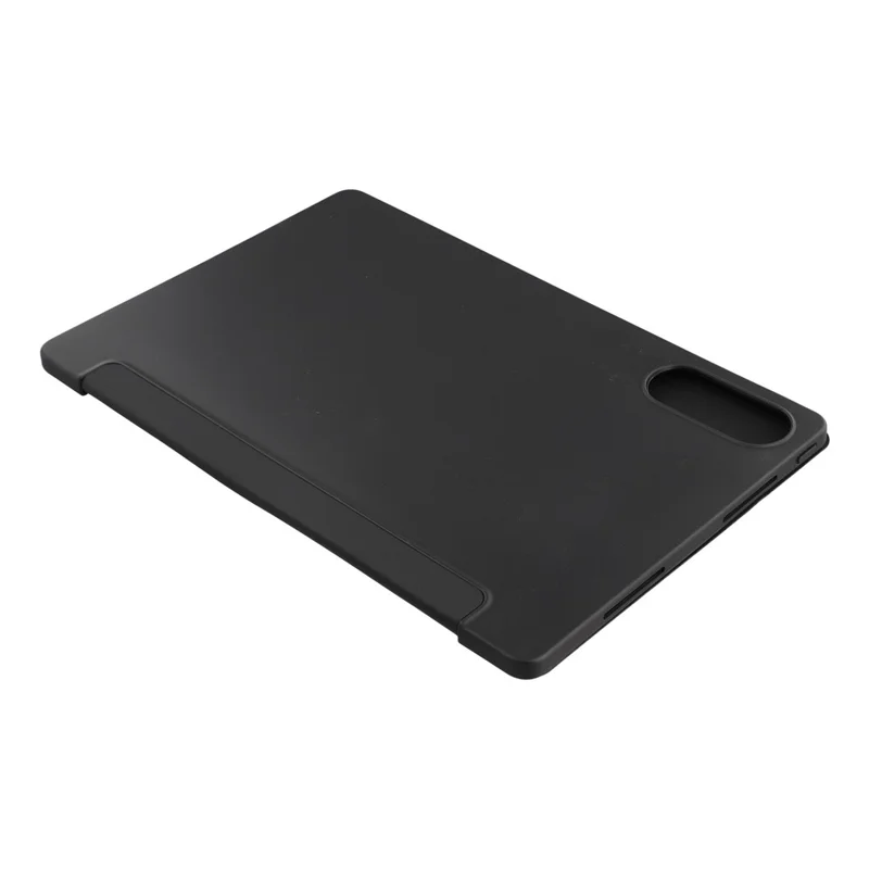 For Lenovo Yoga Tab 11.1 Case PU Leather + Silicone Tri-Fold Stand Tablet Cover - Black