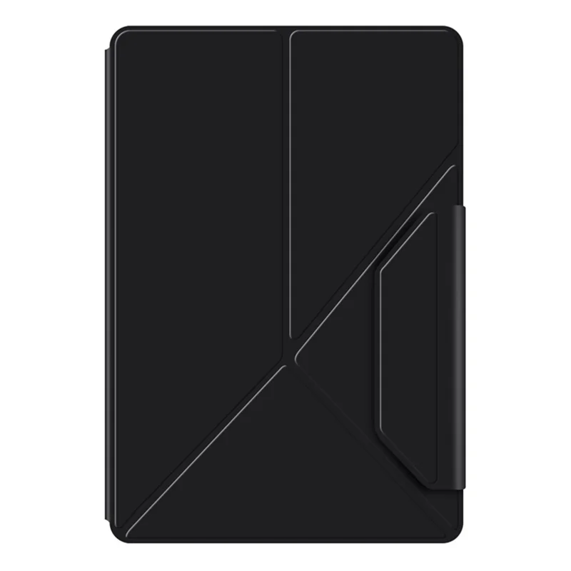 For Xiaomi Pad 9 Leather Case Origami Stand Magnetic Tablet Cover - Black