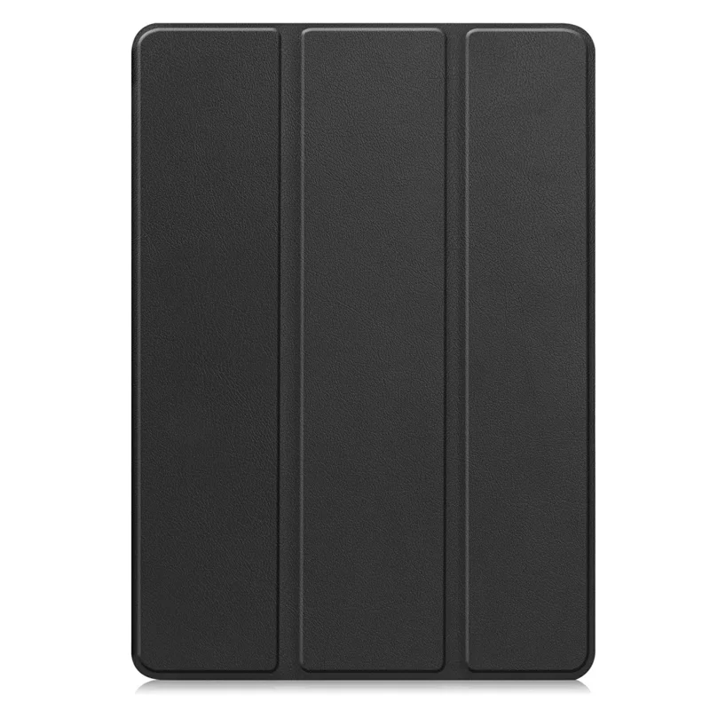 For Xiaomi Pad 9 Pro PU Leather Tablet Case Anti-drop Tri-Fold Stand Slim Protective Cover - Black