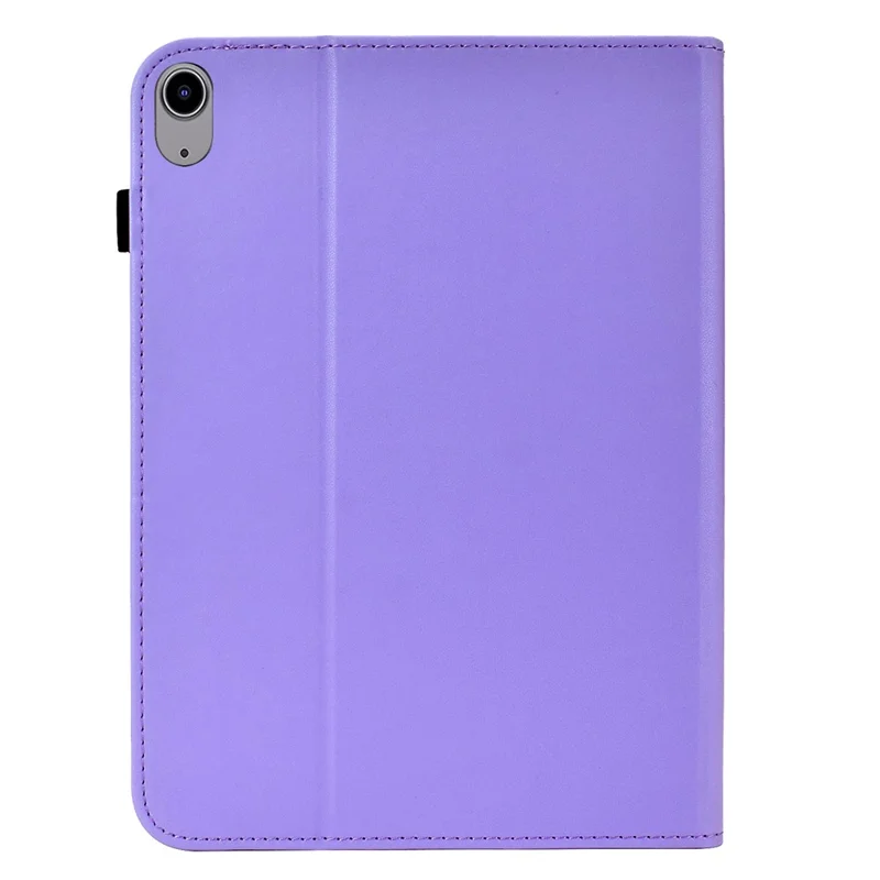 For iPad mini (2026) Case Butterfly Pattern PU Leather Card Slot Tablet Cover - Light Purple