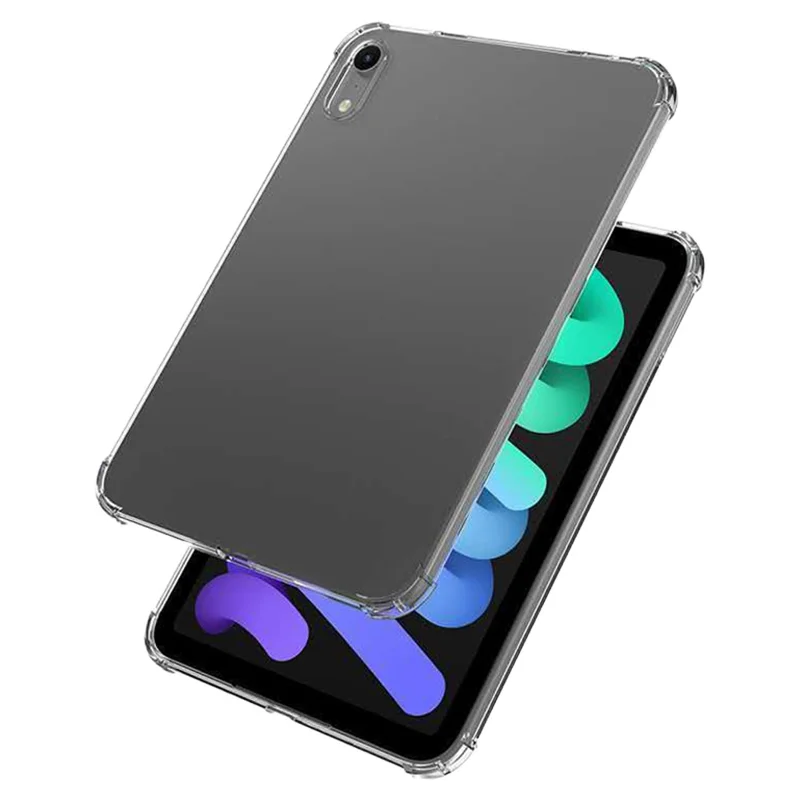 For iPad mini (2026) Case Four Corner Shockproof Clear Tablet TPU Cover - Transparent