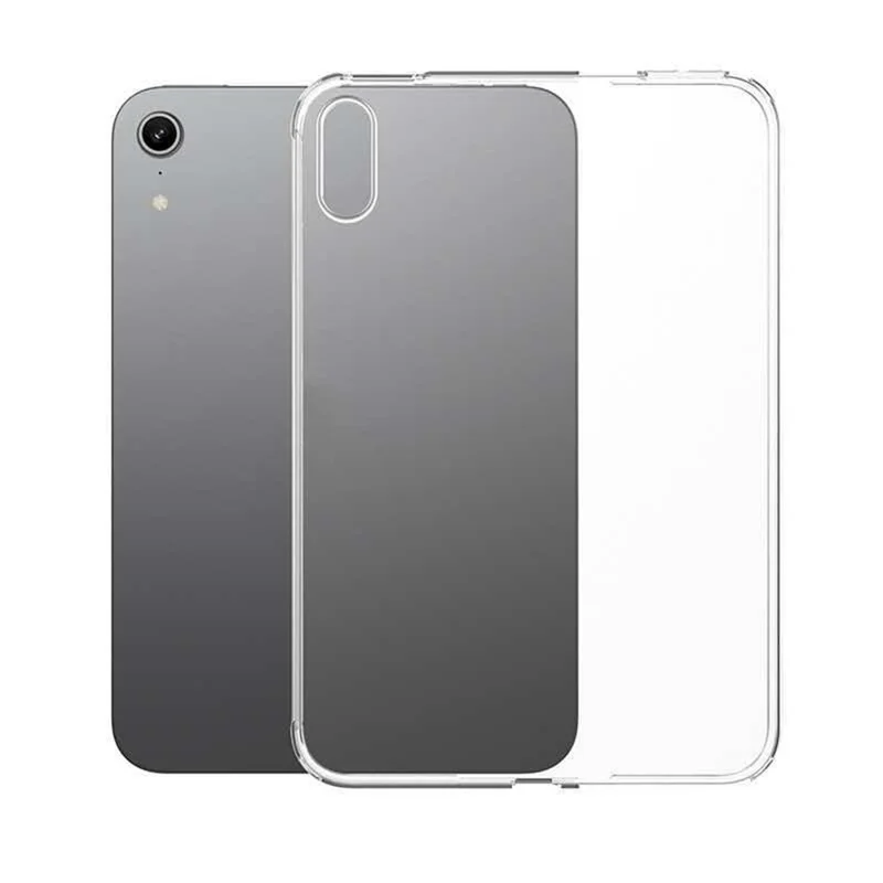 For iPad mini (2026) Clear Case Drop Protection TPU Tablet Cover - Transparent