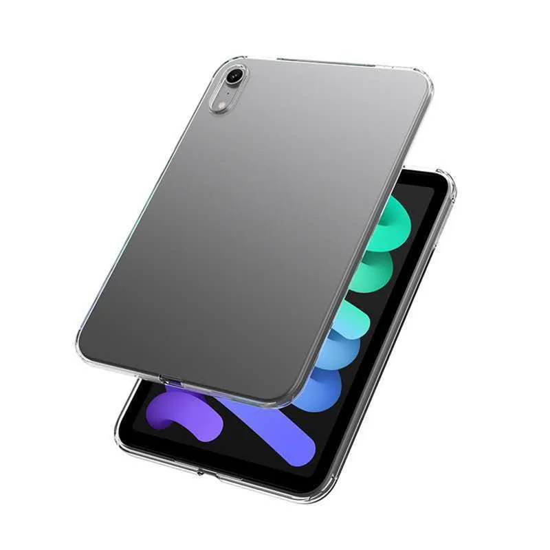 For iPad mini (2026) Clear Case Drop Protection TPU Tablet Cover - Transparent