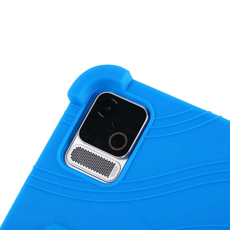 For vivo iQOO Pad Ultra Tablet Case Adjustable Kickstand Silicone Tablet Protective Cover - Dark Blue
