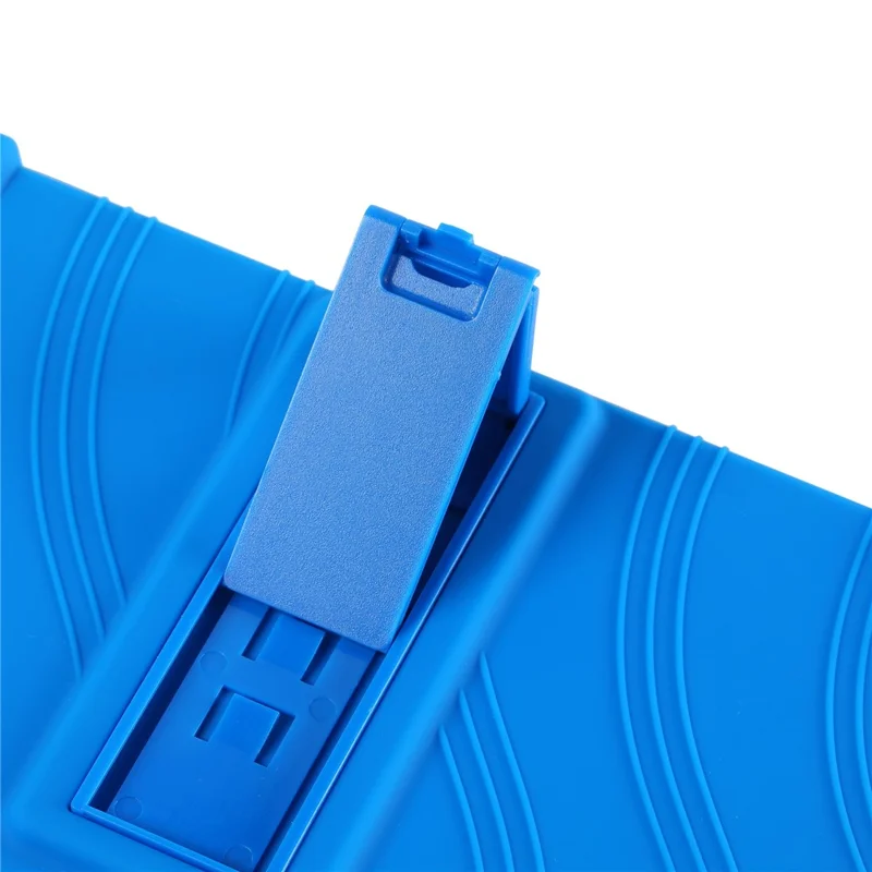 For vivo iQOO Pad Ultra Tablet Case Adjustable Kickstand Silicone Tablet Protective Cover - Dark Blue