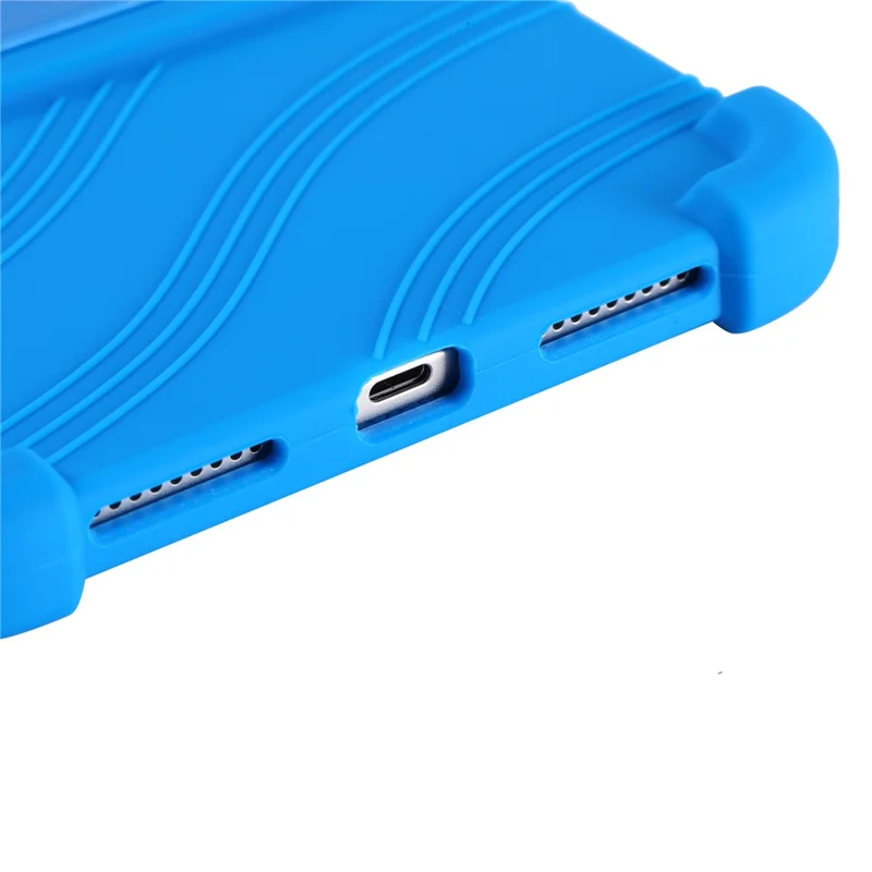 For vivo iQOO Pad Ultra Tablet Case Adjustable Kickstand Silicone Tablet Protective Cover - Dark Blue