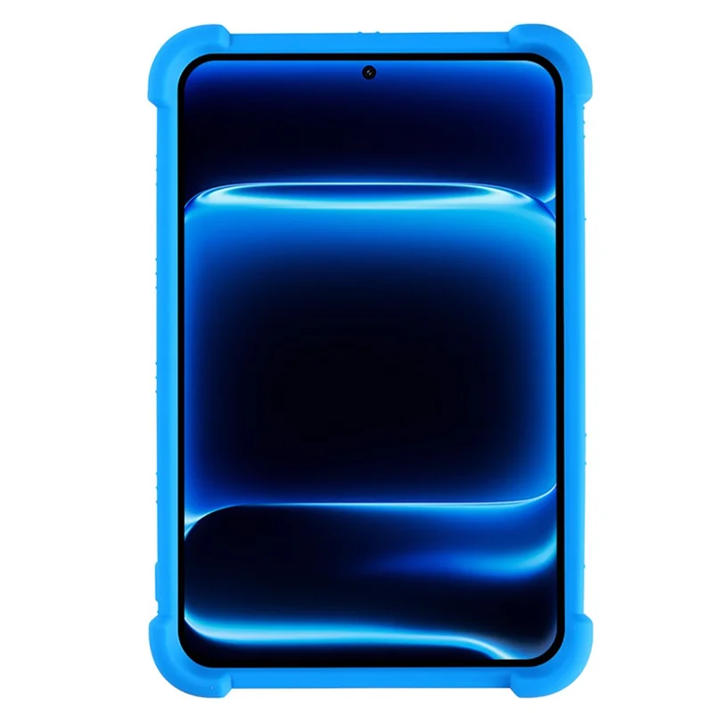 For vivo iQOO Pad Ultra Tablet Case Adjustable Kickstand Silicone Tablet Protective Cover - Dark Blue
