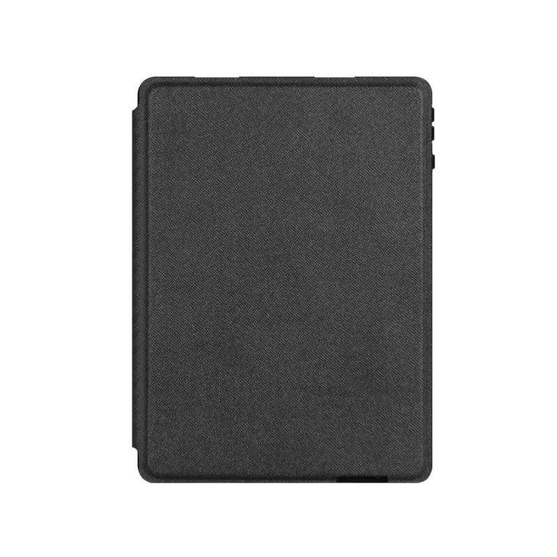 For Samsung Galaxy Tab S12+ Leather Case + Bluetooth-Compatible Keyboard with Backlight Trackpad - Black