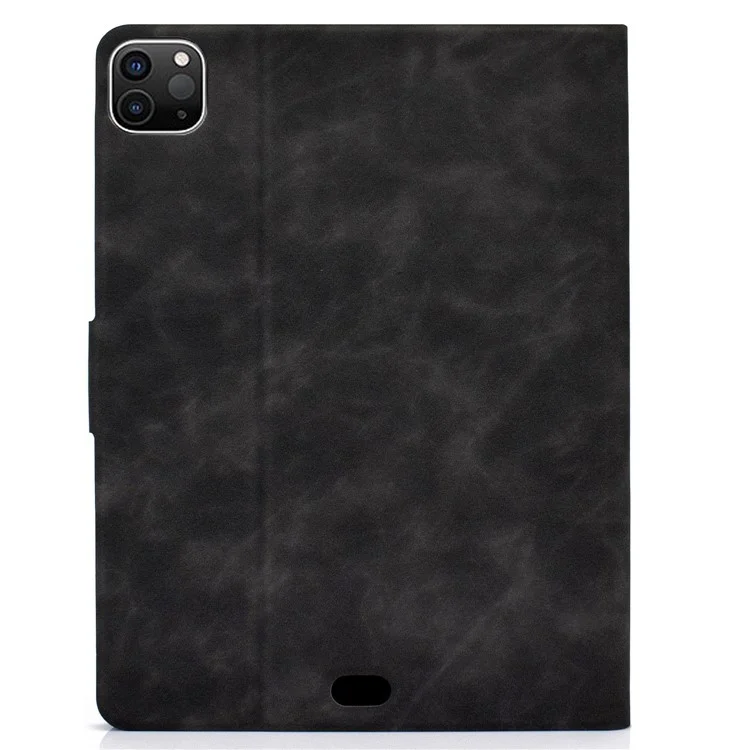 Para Ipad Pro 11 Polegadas (2018) /(2020) / Air (2020) /(2022) PU Stand Stand Folio Casa Carta de Cartão Tape Magnética Combato de Proteção - Preto