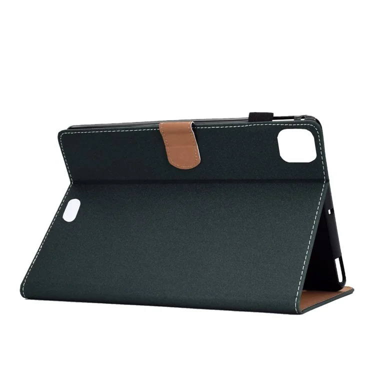 Para iPad Pro 11 (2018) / (2020) / (2021) / (2022) / Air 11 (2024) / Air (2020) / (2022) Tablet Case PU Leather Stand with Cards Holder - Verde