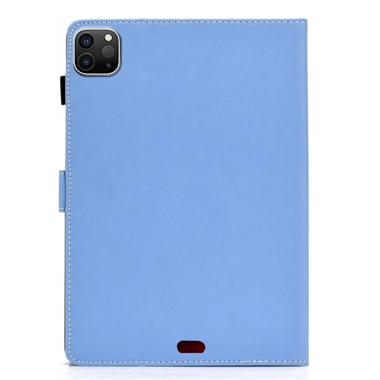 Para iPad Pro 11 (2018) / (2020) / (2021) / (2022) / Air 11 (2024) / Air (2020) / (2022) Tablet Case PU Leather Stand with Cards Holder - Azul