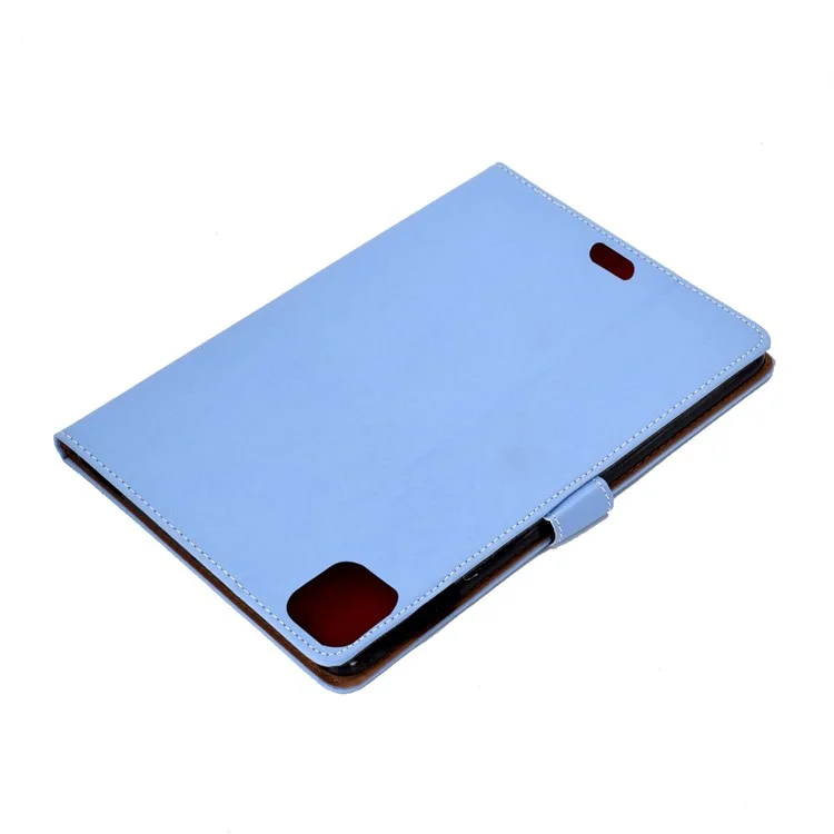 Para iPad Pro 11 (2018) / (2020) / (2021) / (2022) / Air 11 (2024) / Air (2020) / (2022) Tablet Case PU Leather Stand with Cards Holder - Azul