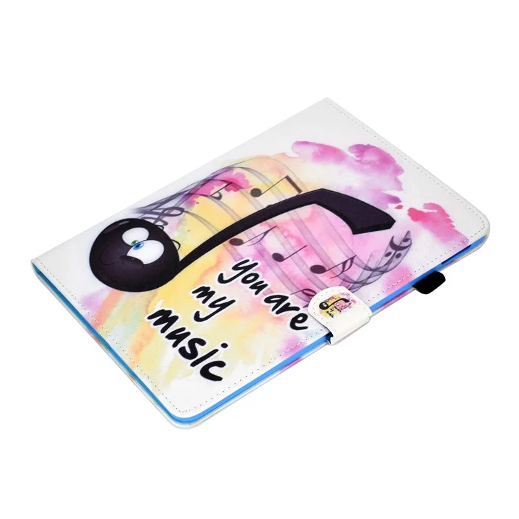 For iPad Air 11 (2025) / (2024) / Air (2020) / (2022) / Pro 11 (2022) / (2021) / (2020) / (2018) PU Leather Stand Case - Music