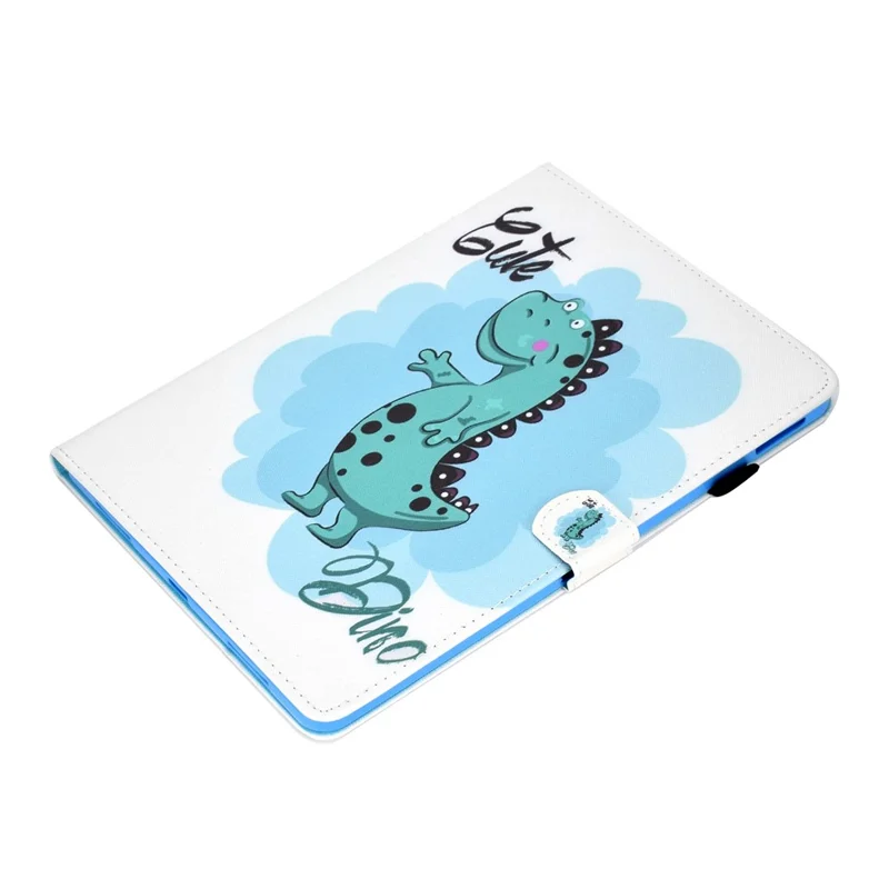 For iPad Air 11 (2026) / (2025) / (2024) / Air (2020) / (2022) / Pro 11 (2022) / (2021) / (2020) / (2018) PU Leather Stand Case - Dinosaur