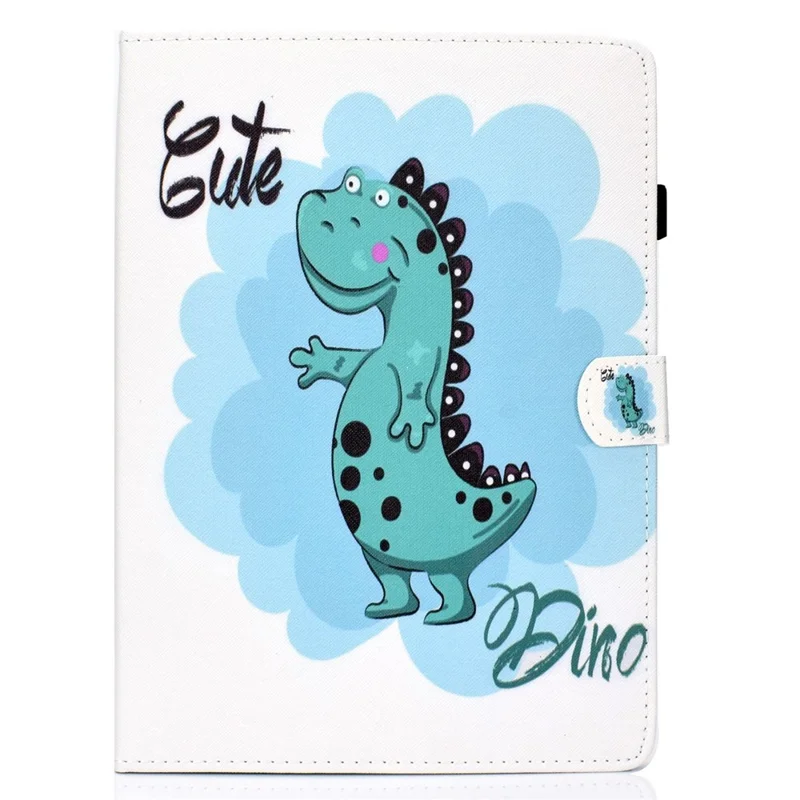 For iPad Air 11 (2026) / (2025) / (2024) / Air (2020) / (2022) / Pro 11 (2022) / (2021) / (2020) / (2018) PU Leather Stand Case - Dinosaur