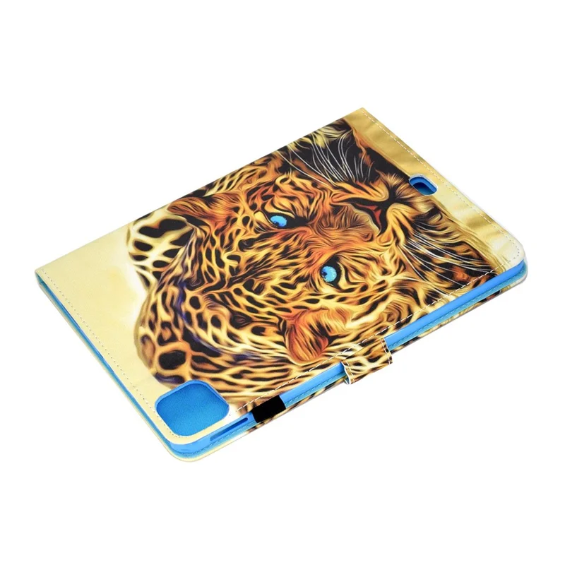 For iPad Air 11 (2026) / (2025) / (2024) / Air (2020) / (2022) / Pro 11 (2022) / (2021) / (2020) / (2018) PU Leather Stand Case - Leopard