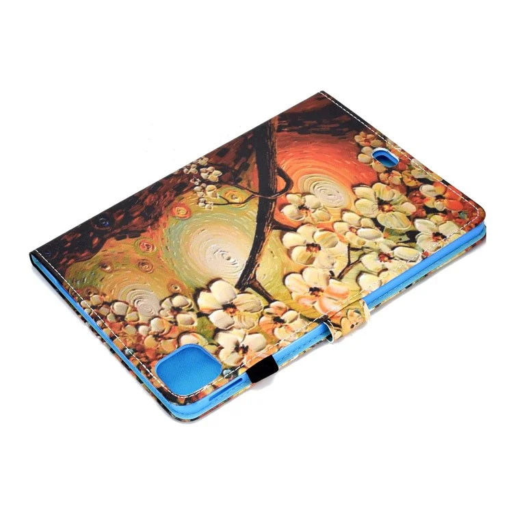 Per iPad Pro 11 (2018) / (2020) / (2021) / (2022) / Air 11 (2024) / Air (2020) / (2022) Custodia in PU Leather Stand con motivo a stampa - Prugna