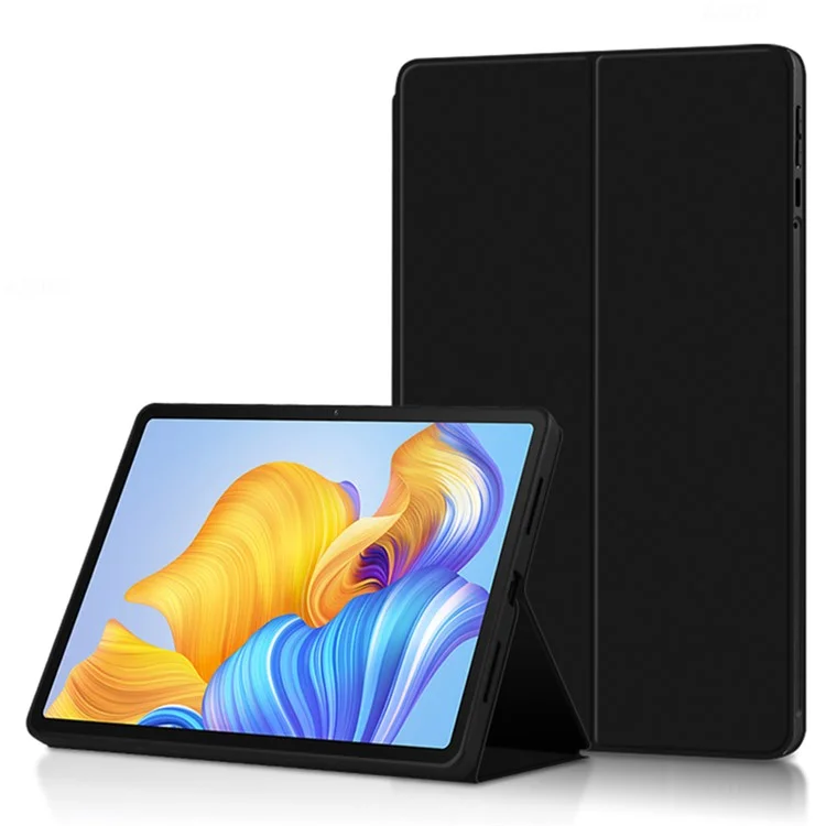 Чехол-книжка For Honor Pad 8 Folio из искусственной кожи с полной защитой и подставкой - Черный