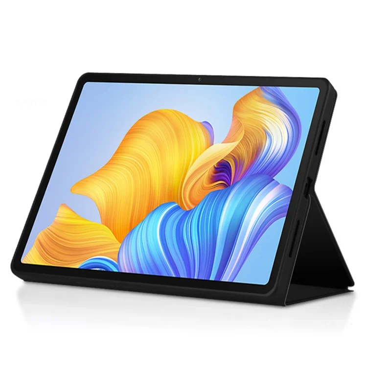 Чехол-книжка For Honor Pad 8 Folio из искусственной кожи с полной защитой и подставкой - Черный