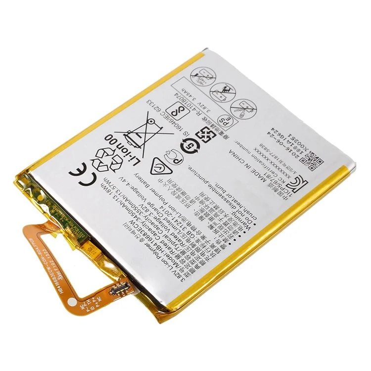 For Huawei Nexus 6P H1511, H1512 3.82V 3450mAh Li-ion Polymer Battery Replacement Part (Encode: HB416683ECW) (without Logo)