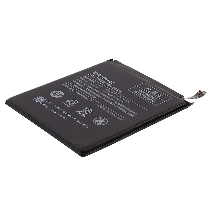 For Xiaomi Redmi Note 4 (Qualcomm) / Note 4x Global 3.85V 4000mAh Li-ion Polymer Battery Replacement Part (Encode: BN41) (without Logo)