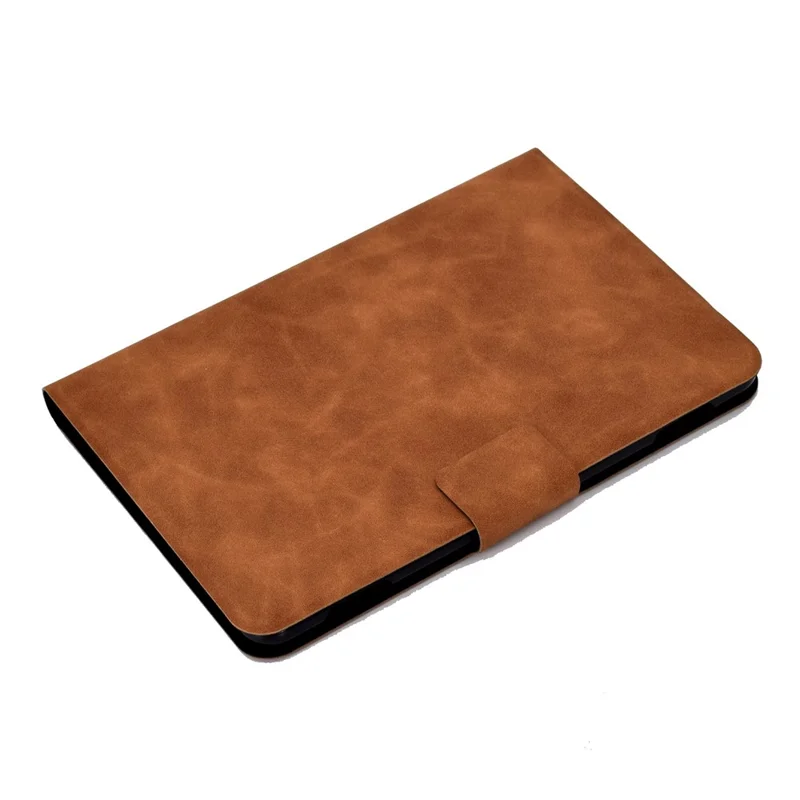 For Amazon Fire 7 (2022) PU Leather Card Holder Tablet Cover Full Protection Case with Stand - Brown
