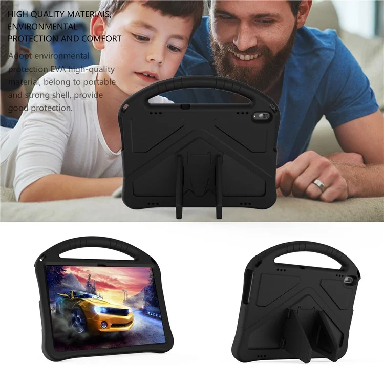 Per Lenovo Tab M10 TB-X605F / Coperchio Protettivo Per Cavendario a Prova di Cavolo X505F EVA Case di Cavolo Con Impugnatura a Manico - Nero