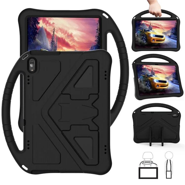 Per Lenovo Tab M10 TB-X605F / Coperchio Protettivo Per Cavendario a Prova di Cavolo X505F EVA Case di Cavolo Con Impugnatura a Manico - Nero